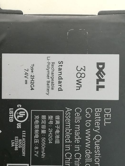 Baterie laptop Dell Venue 11 Pro 7140 2H2G4 (2 celule) - Originala
Este in stare buna

#5