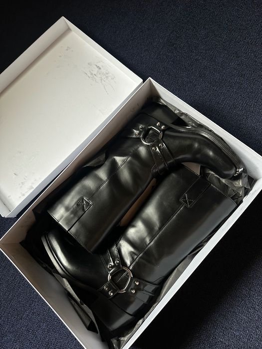 Сапоги кожанные Sandro