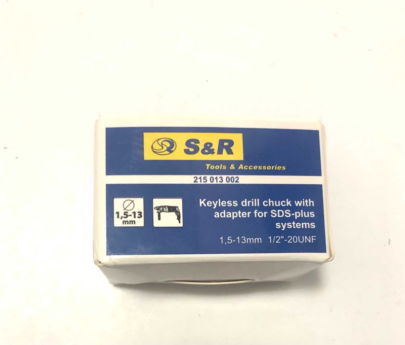 S&R безключов патронник за бормашина, 2 mm 13 mm, SDS plus, Германия