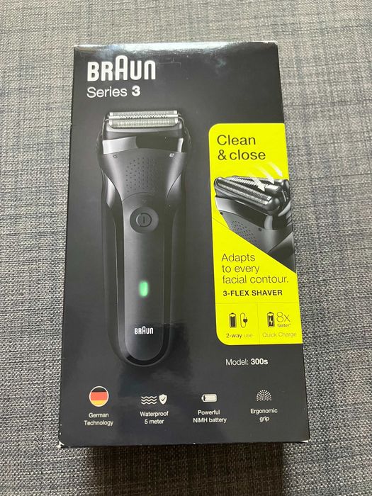 Aparat de ras Braun Series 3 300s Negru -- NOU/Sigilat