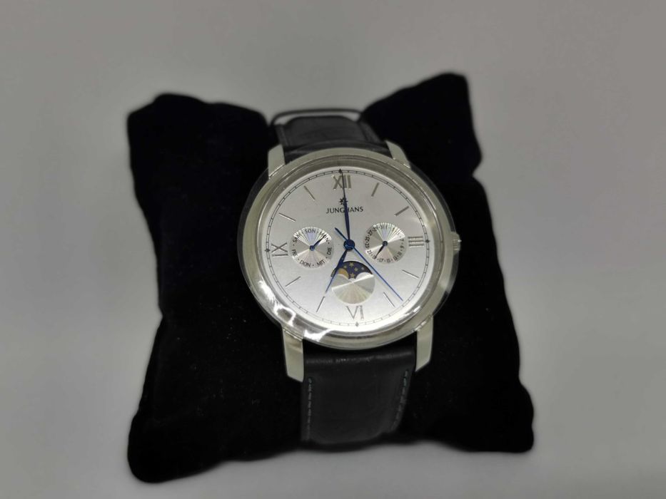 Junghans Day Date Moonphase SS WR 5 Bar Sapphire Crystal nr 1 din 4099