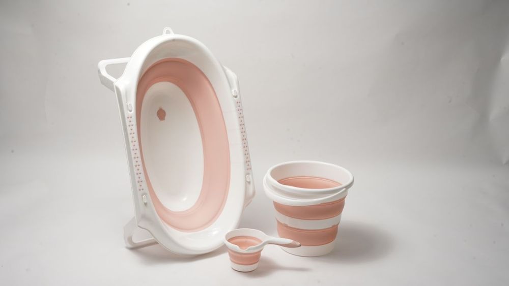 Янги тугулган чакалоклар учун йигиладиган ванна