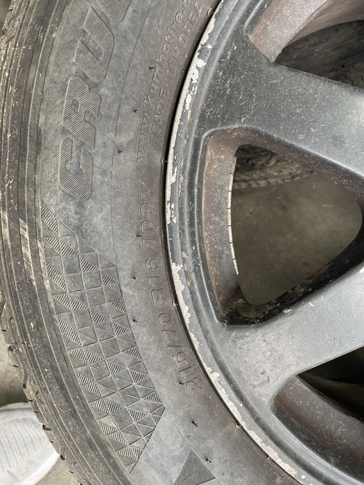 Джанти с гуми 215/70R16 за нисан х-трайл Nisan X-treil