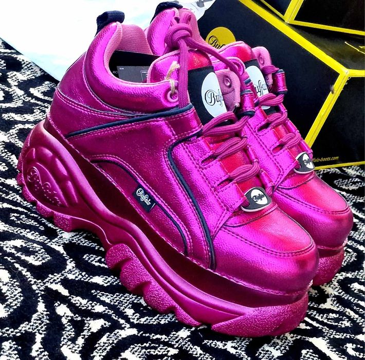 Buffalo Metallic Purple  оригинални дамски сникърси 37 номер