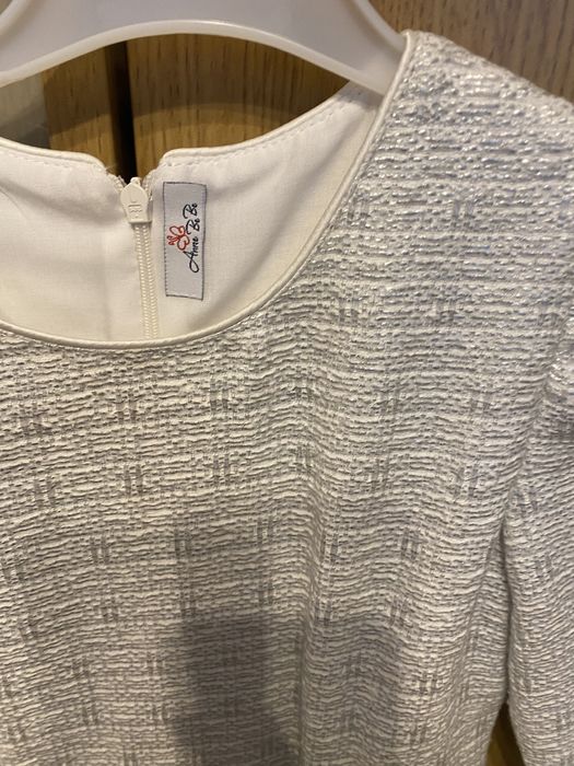 Rochie ocazie serbare iarna cu doua fuste tull 8 ani