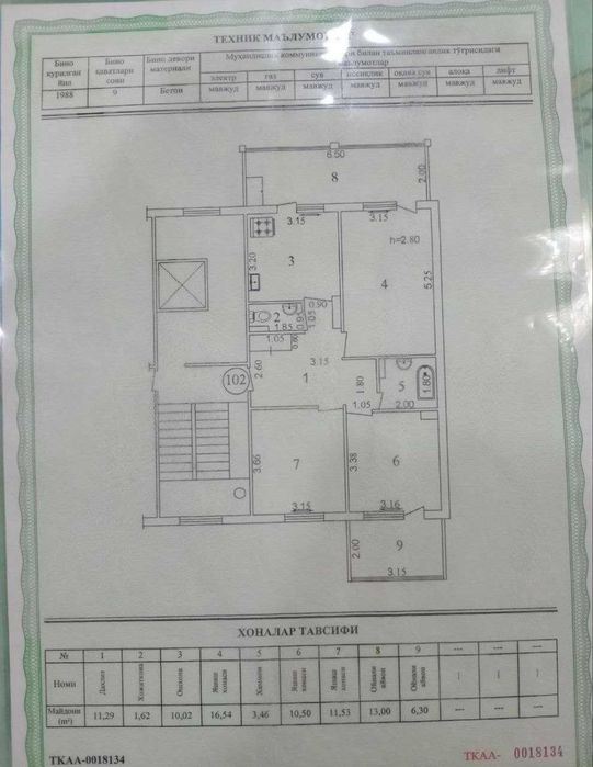 ИПОТЕКА Продается 3 ком Кв массив Корасу 6 №357 Жамила