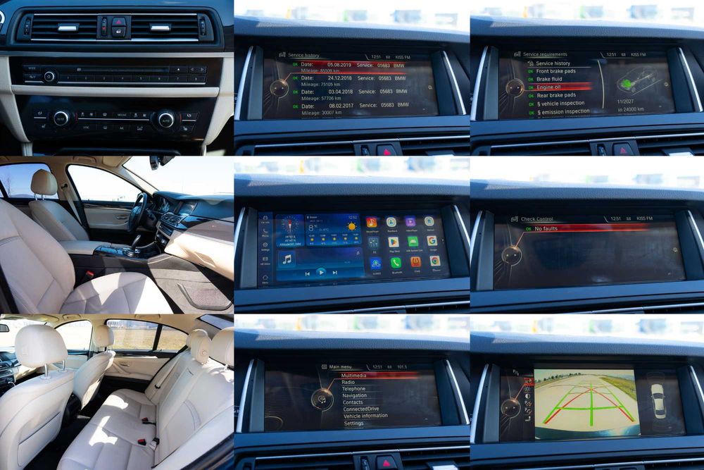 BMW Seria 5 F10 Facelift B47 Automat Piele Incalzire Android Head-Up