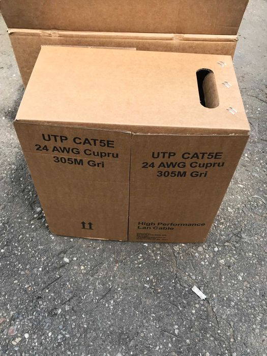 cablu electric cupru cyyf 3x6 cablu internet UTP CAT 5E