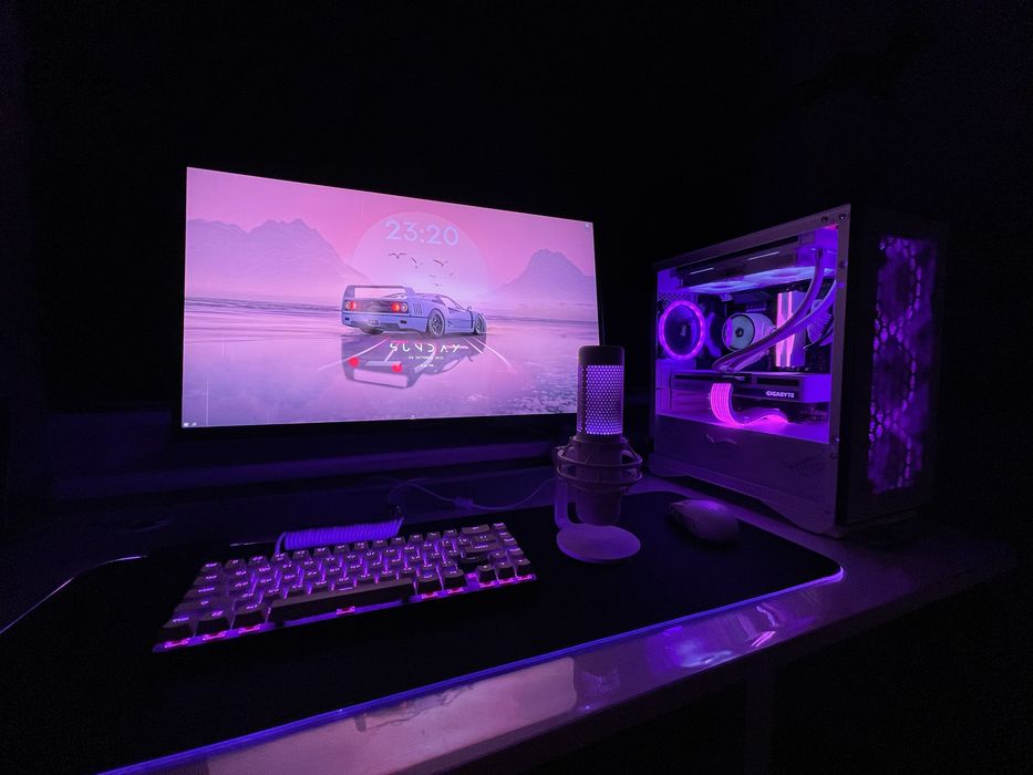 Микрофон hyperx + штатив для него