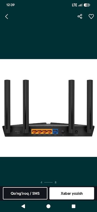 Продается МОЩНЫЙ WiFi роутер за ПОЛ ЦЕНЫ ! TP-Link Archer AX10/AX1500