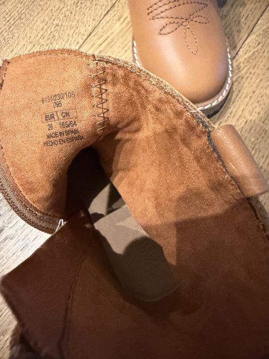 Сапожки из натуральной кожи для девочек (Zara)