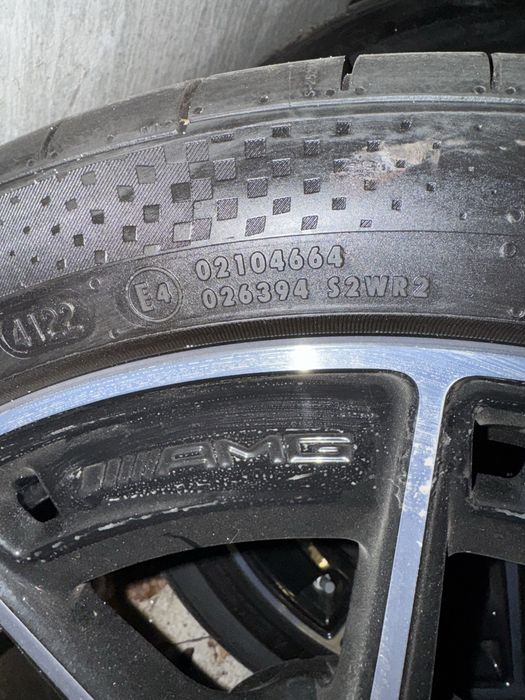 Jante Mercedes AMG 18 cu anvelope Conti Sport Contact 235 40