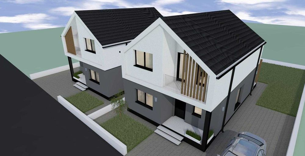 Duplex Modern Nordic  — Construcție 2026