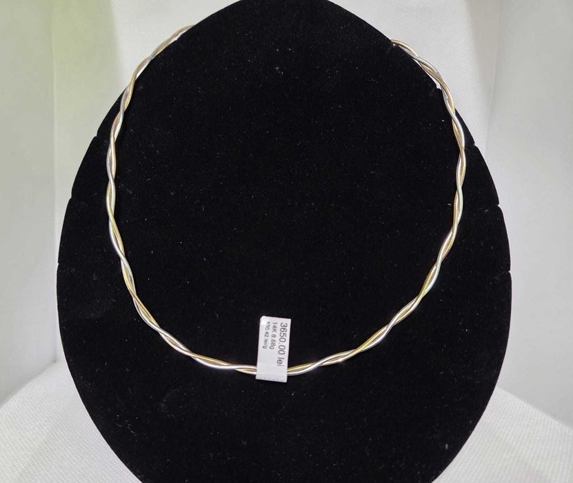 Lant AUR 14K 8.68g (Ag7 Podu Ros B.51565.1) Garantie 2 ani!