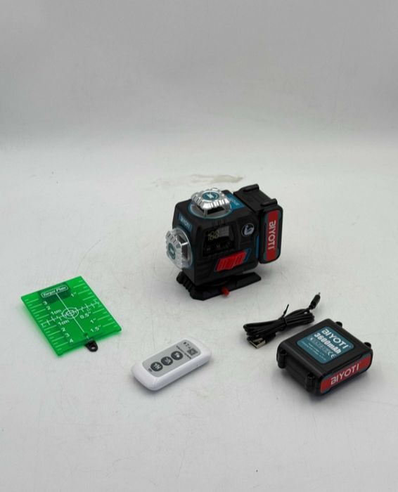 Лазерный уровень BIYOTI BYT-4E2 — профессиональная точность 4D.