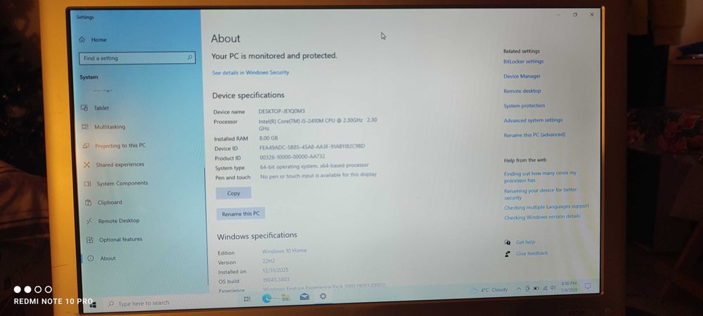 Vand leptop Samsung Model RV518 folosit perfect functional