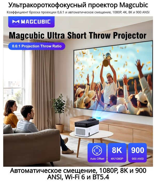 Проектор Magcubic HY450 короткофокусный