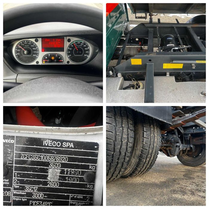 Iveco Daily 35C 17 - basculabila pe cutie / sateliti blocabili