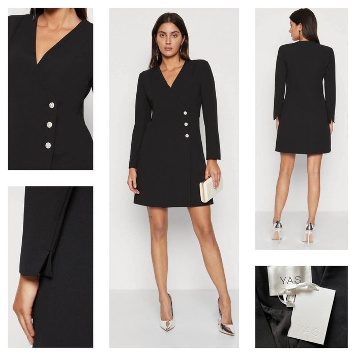 Черна рокля Yas размер S