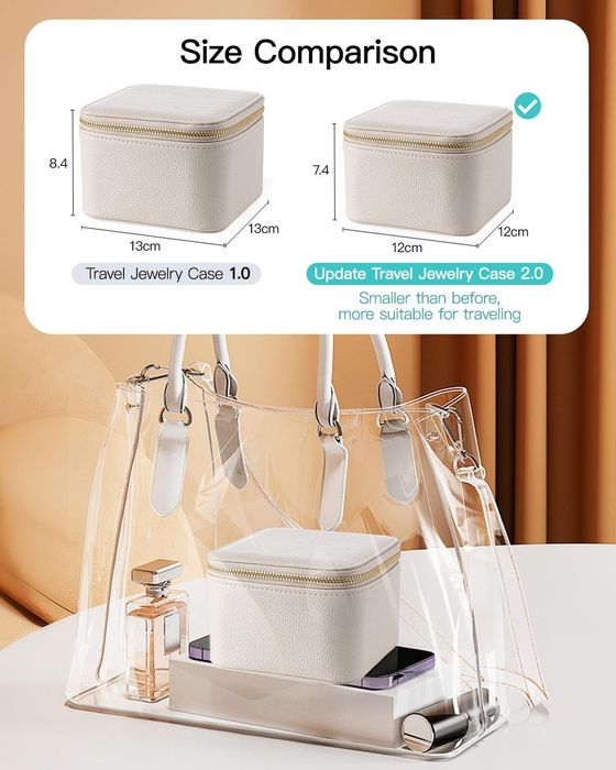 Cutie bijuterii Vlando travel cu 6 plicuri