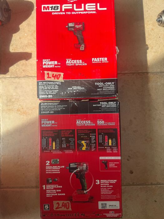 Гайковърт МИЛУОКИ impact wrench MILWAUKEE