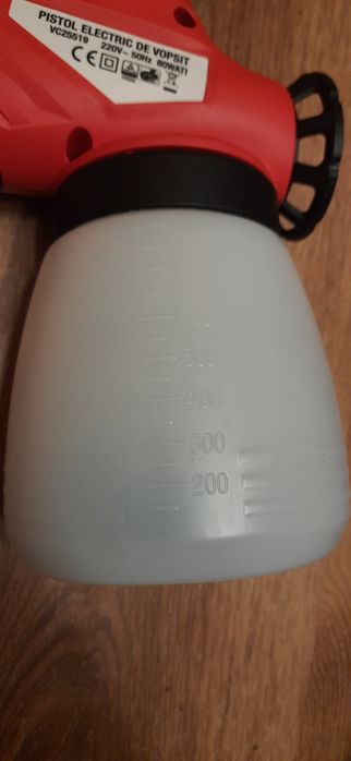 Pistol electric de vopsit, 80W, 220v, 280 ml/minut, 800 ml,Nou!