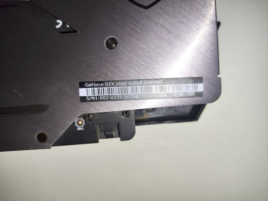 Продам видеокарту msi gtx 1660 super
