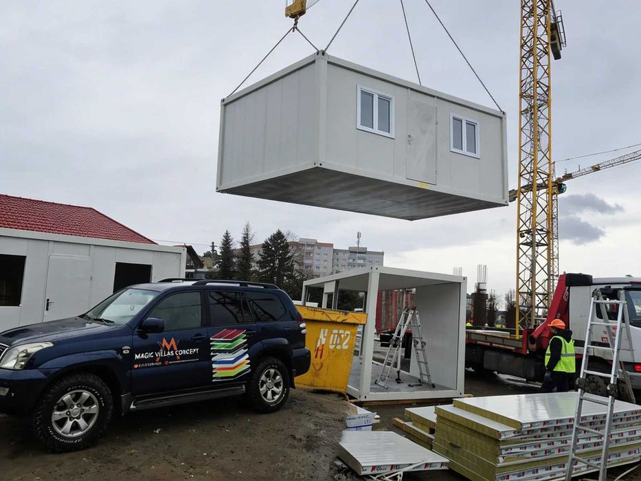 Panouri Sandwich Termoizolante | Case Structuri Metal Hale Containere