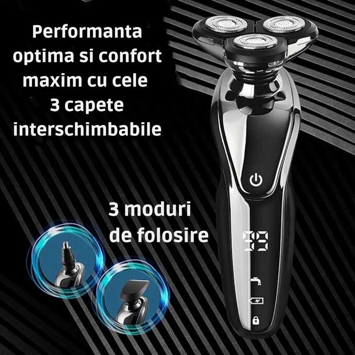 Aparat Ras Multifunctional 3 in 1, NOU