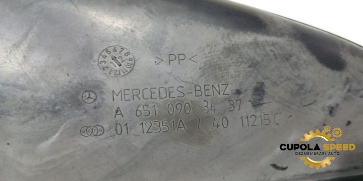 Tubulatura admisie A6510903437 2.2CDI Euro 5 Mercedes-Benz C-Class W2