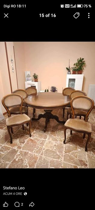 Scaune și mese Italia