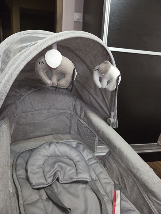 Kikka Boo бебешка люлка WINKS grey