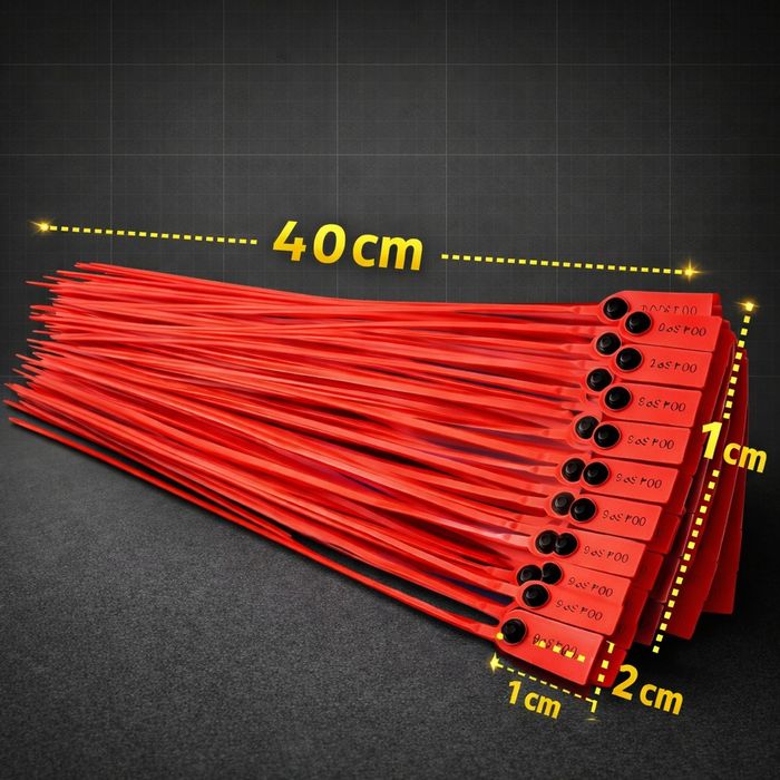 Пластиковая пломба с тросом внутри — 40 см