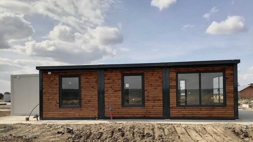 Casa Modulara, Garaje Auto si Containere din structura metalica si panou sandwich termoizolant
