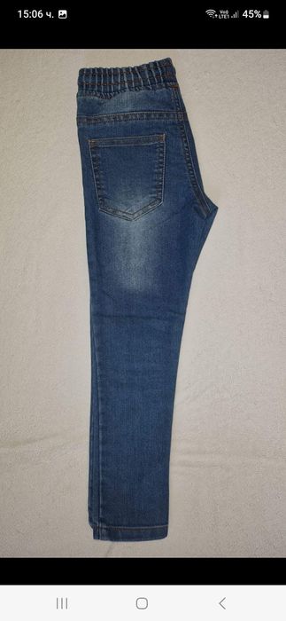 7-8г 128см нов анорак суитчър с качулка памук