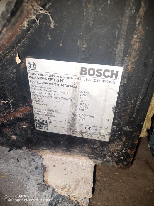 Centrală pe lemne BOSCH Solid 5000 W – 32 kW