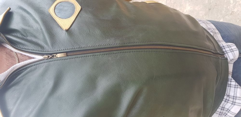 Geacă din piele unicat