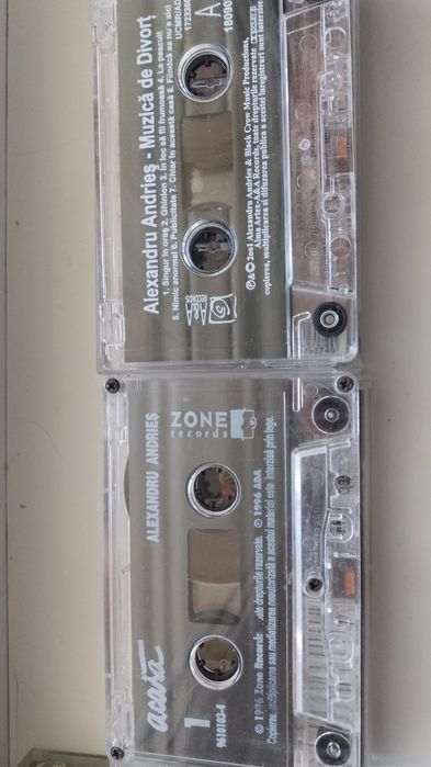 Lot 7 casete audio muzică românească (Phoenix, Pasărea Colibri, Andrieș, etc..)