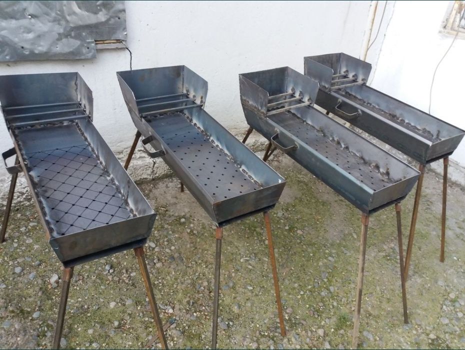 Мангал с съемными ножками 80×26