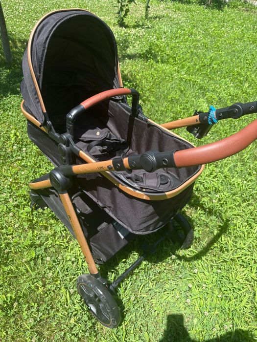 Carucior multifunctional Kinderkraft Esme Pro 3in1 - negru