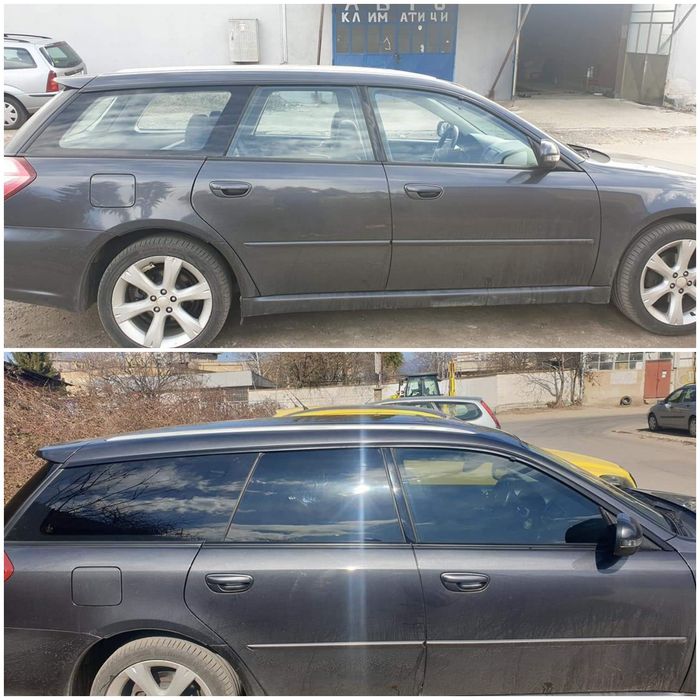 Затъмняване на авто стъкла,стопове,външен и вътрешен монтаж на фолио