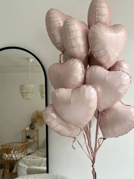 Шары сердце фольгированные