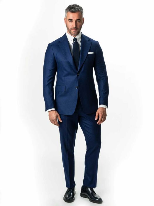 Costum barbat 2 piese Italia 85% lana marime L