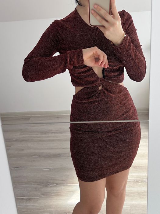 rochie scurta cu paiete