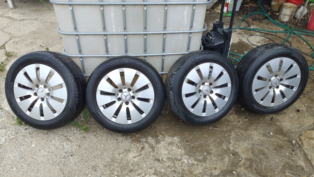 Set 4 Jante Originale Mercedes R16 + Anvelope 205/55 R16