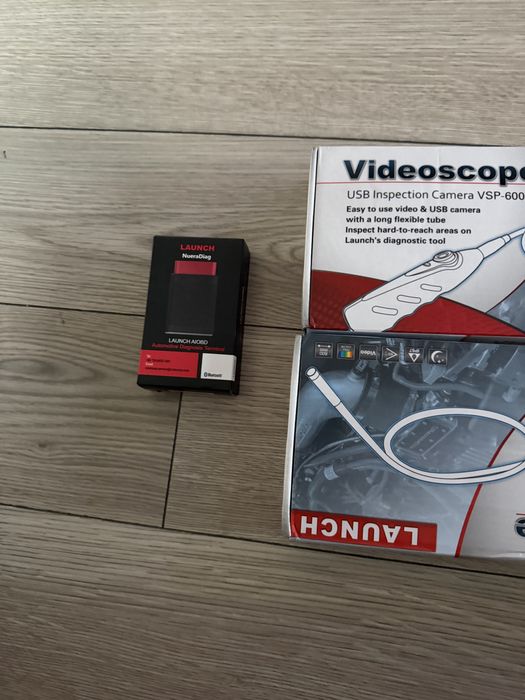Videoscop auto Camera Launch VSP-600 + tester diagnoză Launch iOBD – profesionale