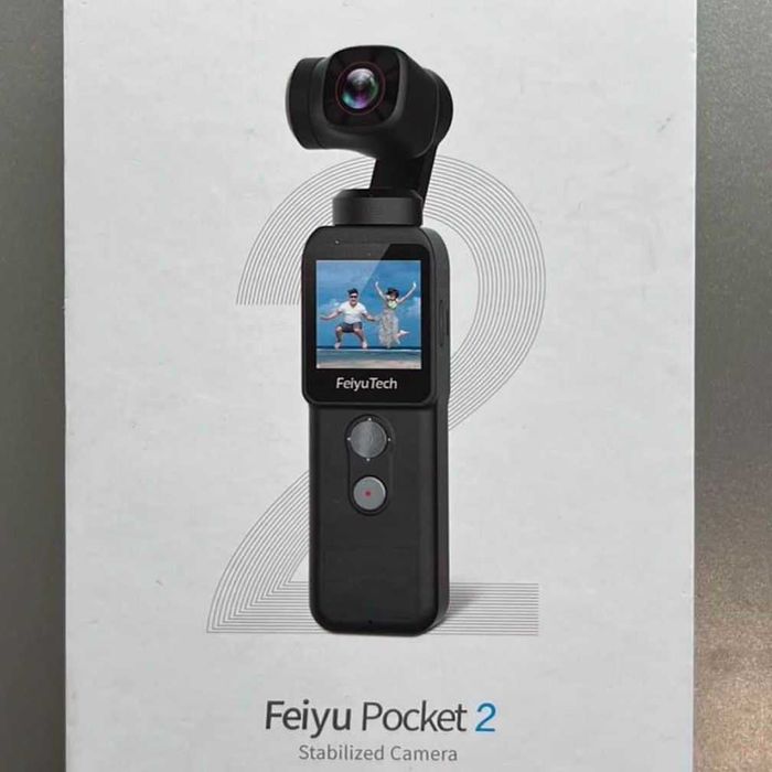 Camera mini vlog pro 4K cu Gimbal 3 axe - FeiyuTech Pocket 2 (SIGILAT)