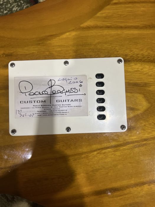 Chitară Electrică Jay Turser Custom - Design Unicat "Paolo Borghesi"