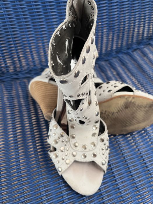 Sandale cu toc Next piele mărimea 37