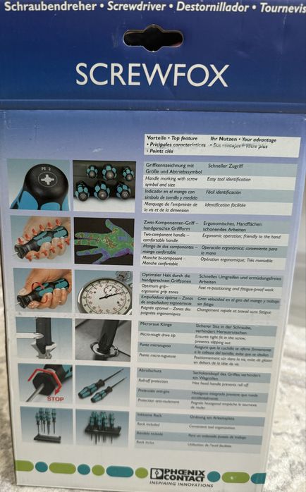 Набор отверток Screwfox (Германия)